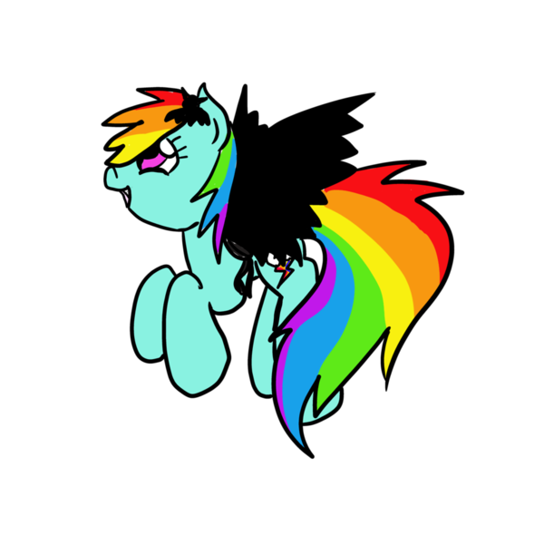 Size: 1024x1024 | Tagged: artist:sugaropolis, derpibooru import, rainbow dash, safe, solo