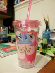 Size: 3456x4608 | Tagged: safe, derpibooru import, pinkie pie, rainbow dash, cup, merchandise