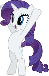 Size: 4754x7251 | Tagged: safe, artist:quanno3, derpibooru import, rarity, pony, putting your hoof down, absurd resolution, belly, bipedal, cute, raribetes, simple background, solo, transparent background, vector