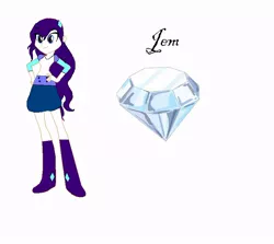 Size: 816x727 | Tagged: safe, artist:tierrayaoi, derpibooru import, oc, oc:jem, unofficial characters only, dracony, hybrid, equestria girls, eqg promo pose set, equestria girls-ified, interspecies offspring, offspring, parent:rarity, parent:spike, parents:sparity, solo