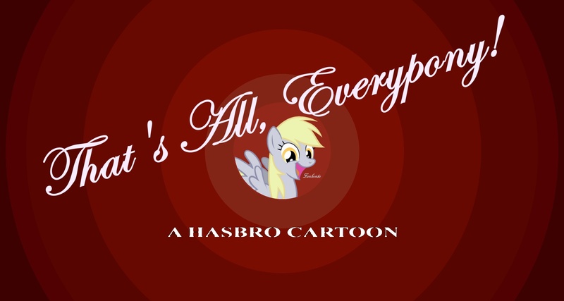 Size: 3000x1600 | Tagged: safe, artist:zenkonto, derpibooru import, derpy hooves, pegasus, pony, female, looney tunes, mare, solo