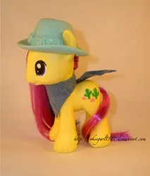 Size: 444x521 | Tagged: safe, artist:okiegurl1981, derpibooru import, tex, bandana, custom, g1, g1 to g4, generation leap, hat, solo, toy