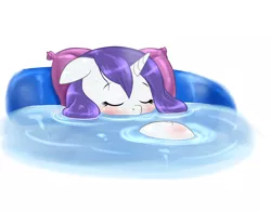 Size: 894x700 | Tagged: artist:carnifex, artist:pia-sama, bath, derpibooru import, preggity, pregnant, rarity, safe, solo, water, wet, wet mane, wet mane rarity