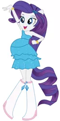 Size: 752x1522 | Tagged: safe, derpibooru import, rarity, equestria girls, boots, bracelet, fall formal outfits, high heel boots, jewelry, ponytail, pregnant, pregnant edit, pregnant equestria girls, solo, teen pregnancy