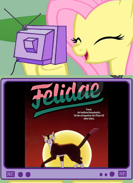 Size: 506x694 | Tagged: safe, derpibooru import, fluttershy, exploitable meme, felidae, meme, obligatory pony, this will end in tears, tv meme