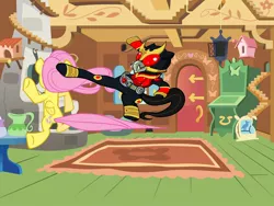 Size: 1280x960 | Tagged: fluttershy, kamen rider, kamen rider kuuga, kamen riders destroy fluttershy, safe