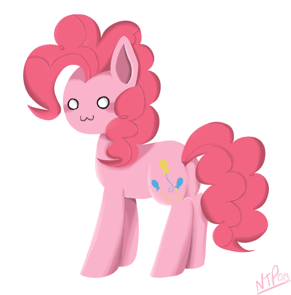 Size: 708x718 | Tagged: safe, artist:sunomii, derpibooru import, pinkie pie, :3, solo