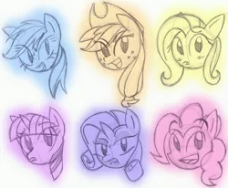 Size: 1500x1234 | Tagged: applejack, artist:frostedwarlock, derpibooru import, fluttershy, mane six, pinkie pie, rainbow dash, rarity, safe, twilight sparkle