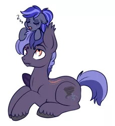 Size: 418x456 | Tagged: safe, artist:lulubell, derpibooru import, oc, oc:night watch, unofficial characters only, bat pony, pony, amputee, family, scar, simple background, white background