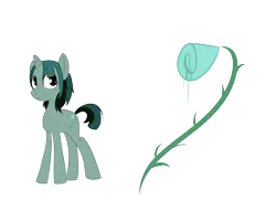 Size: 4000x3200 | Tagged: artist:hellangelwolfrevenge, cutie mark, derpibooru import, flower, gwen, ponified, safe, solo, total drama island