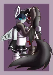 Size: 800x1132 | Tagged: suggestive, artist:scramjet747, derpibooru import, oc, oc:scramjet, oc:wicked thornes, unofficial characters only, bat pony, original species, plane pony, pony, clothes, maid, nurse, plane