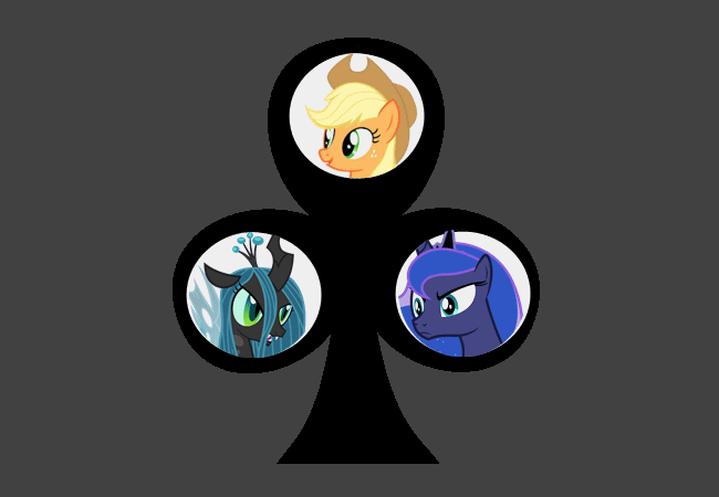 Size: 650x450 | Tagged: andy price, applejack, auspisticism, derpibooru import, homestuck, princess luna, quadrant shipping, queen chrysalis, safe, shipping