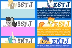 Size: 841x560 | Tagged: safe, derpibooru import, cranky doodle donkey, flash sentry, octavia melody, princess celestia, shining armor, spitfire, alicorn, donkey, earth pony, pegasus, pony, unicorn, mbti, mbti chart, myers-briggs, personality quiz, personality test