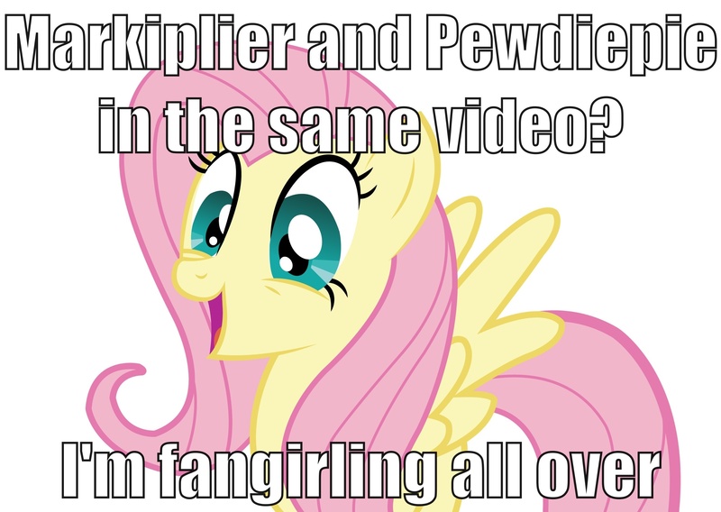 Size: 2652x1884 | Tagged: background pony strikes again, derpibooru import, fluttershy, image macro, markiplier, pewdiepie, safe, solo