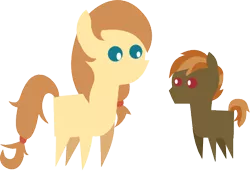 Size: 400x273 | Tagged: artist:the-doctor-kami, buttonbetes, button mash, cute, duo, duo male and female, foal, mother and son, oc, oc:cream heart, pointy ponies, safe