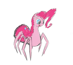 Size: 1680x1512 | Tagged: artist:linas3001, derpibooru import, pinkie pie, safe, solo, species swap, spider, spider pie