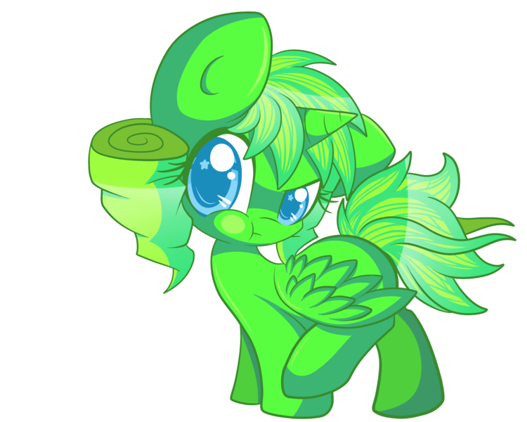 Size: 2500x2000 | Tagged: safe, artist:starlightlore, derpibooru import, oc, oc:pear bloom, unofficial characters only, alicorn, pony, alicorn oc, blank flank, filly, simple background, solo, transparent background