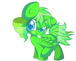 Size: 2500x2000 | Tagged: safe, artist:starlightlore, derpibooru import, oc, oc:pear bloom, unofficial characters only, alicorn, pony, alicorn oc, blank flank, filly, simple background, solo, transparent background