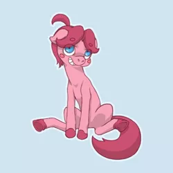 Size: 500x500 | Tagged: safe, artist:lenorespacey, derpibooru import, ponified, pony, kirby, kirby (character), solo