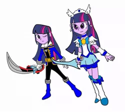 Size: 943x847 | Tagged: safe, artist:omegaridersangou, derpibooru import, twilight sparkle, equestria girls, blue ranger, cosplay, cure beauty, glitter breeze, gokai blue, gokaiger, kaizoku sentai gokaiger, power rangers, power rangers super megaforce, precure, pretty cure, smile precure, super sentai