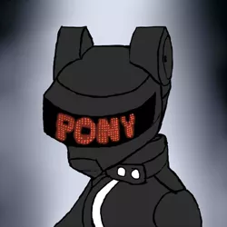 Size: 1000x1000 | Tagged: safe, artist:stillwaterspony, derpibooru import, oc, ponified, unofficial characters only, daft punk, solo, thomas bangalter