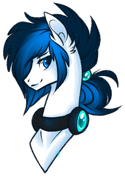 Size: 561x791 | Tagged: safe, artist:haventide, derpibooru import, oc, unofficial characters only, pony, bust, colored pupils, freestyle, male, solo, stallion