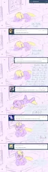 Size: 535x1922 | Tagged: artist:a6p, ask dinky doo, derpibooru import, dinky hooves, safe, solo, tumblr