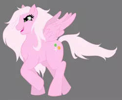 Size: 1876x1535 | Tagged: safe, artist:melinda chovexani, derpibooru import, oc, unofficial characters only, pegasus, pony, lollipop, pink, solo