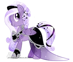 Size: 1140x960 | Tagged: safe, artist:yokokinawa, derpibooru import, oc, oc:yoko, unofficial characters only, crystal pony, pegasus, pony, clothes, dress, gala dress, shoes, simple background, solo, sparkles, transparent background