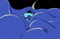 Size: 500x322 | Tagged: artist:squishyluna, blob, blobface, chubby cheeks, cookie clicker, derpibooru import, double chin, fat, impossibly large, morbidly obese, obese, princess luna, princess moonpig, safe