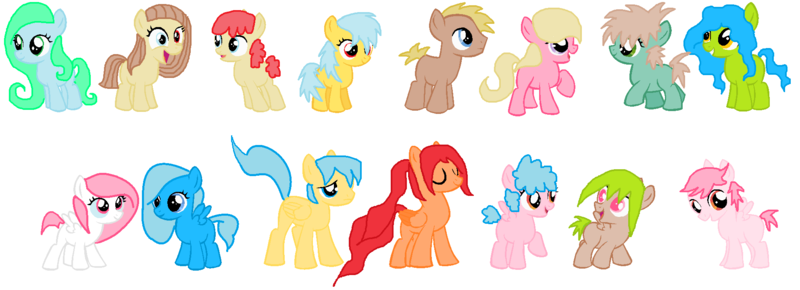 Size: 1984x718 | Tagged: safe, artist:gabythehedgehog, derpibooru import, oc, unofficial characters only, adoptable