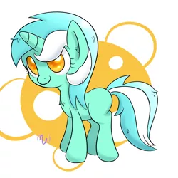Size: 3000x3000 | Tagged: artist:malwinters, chest fluff, derpibooru import, filly, filly lyra, lyra heartstrings, safe, solo, younger