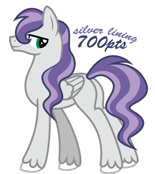 Size: 1024x1149 | Tagged: safe, artist:ivyhaze, derpibooru import, oc, oc:silver lining, unofficial characters only, pegasus, pony, adoptable, male, solo, stallion, unshorn fetlocks