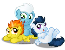Size: 1024x786 | Tagged: artist:aleximusprime, cute, cutefire, derpibooru import, diafleetes, eye contact, filly, fleetfoot, high winds, leaning, looking at each other, on back, open mouth, pony pile, prone, safe, simple background, smiling, spitfire, transparent background, wonderbolts, younger