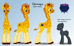 Size: 1280x796 | Tagged: askchemique, derpibooru import, giraffe, non-pony oc, oc, oc:chemique, safe, unofficial characters only