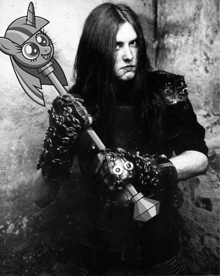 Size: 430x540 | Tagged: black metal, burzum, meme, safe, twilight scepter, varg vikernes