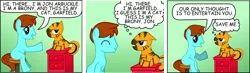 Size: 600x174 | Tagged: derpibooru import, garfield, jon arbuckle, ponified, pony creator, safe, square root of minus garfield