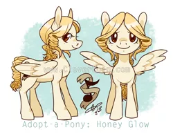 Size: 800x620 | Tagged: safe, artist:clovercoin, derpibooru import, oc, unofficial characters only, pegasus, pony, adoptable