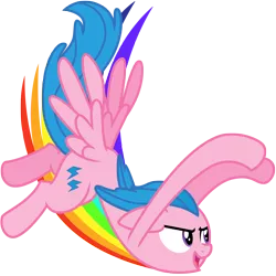 Size: 3000x3000 | Tagged: safe, artist:sunley, derpibooru import, firefly, pegasus, pony, female, flying, g1, g1 to g4, g4, generation leap, mare, rainbow trail, simple background, solo, speed trail, transparent background, vector