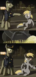 Size: 2732x5743 | Tagged: safe, artist:dimfann, derpibooru import, derpy hooves, pegasus, pony, absurd resolution, comic, cuffs, female, i can break these cuffs, mare, police, subversion, subverted meme