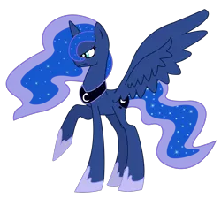 Size: 1500x1398 | Tagged: artist:creeperoxx, derpibooru import, princess luna, raised hoof, safe, simple background, solo