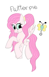 Size: 800x1268 | Tagged: dead source, safe, artist:punkypants, derpibooru import, oc, unofficial characters only, magical lesbian spawn, offspring, parent:fluttershy, parent:pinkie pie, parents:flutterpie, solo