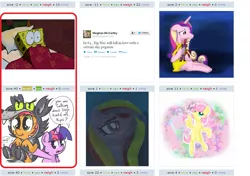 Size: 841x591 | Tagged: safe, derpibooru import, babs seed, big macintosh, fluttershy, princess cadance, twilight sparkle, twilight sparkle (alicorn), butterfly, wolf, derpibooru, animal costume, big babs wolf, butterscotch, clothes, colt, exploitable meme, fake, fear of a krabby patty, female, fluttermac, image, javier rios, juxtaposition, juxtaposition win, male, meghan mccarthy, meme, meta, monster's university, pillow, png, rule 63, sad, scared, shipping, spongebob squarepants, spongebob squarepants (character), straight