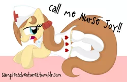Size: 1280x828 | Tagged: artist:smoothie bun, derpibooru import, female, nurse, oc, oc:cream heart, solo, solo female, suggestive, unofficial characters only