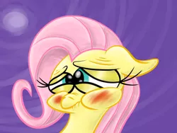 Size: 1024x768 | Tagged: artist:nocturnalmeteor, blushing, derpibooru import, fluttershy, safe, scrunchy face, solo