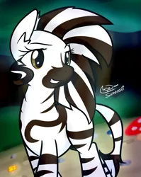 Size: 1181x1485 | Tagged: artist:wishdream, derpibooru import, oc, oc:shansai, safe, solo, unofficial characters only, zebra