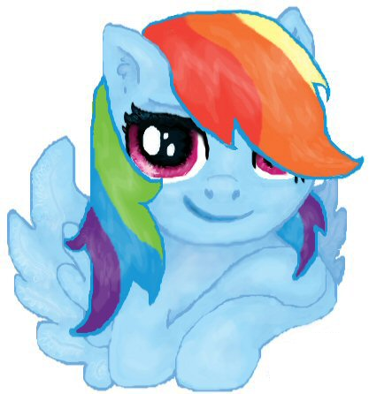 Size: 417x446 | Tagged: artist needed, source needed, safe, derpibooru import, rainbow dash, portrait, solo