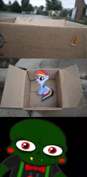 Size: 650x1325 | Tagged: caliborn, dashie meme, derpibooru import, evil people finding dash meme, exploitable meme, fanfic:my little dashie, homestuck, meme, rainbow dash, safe