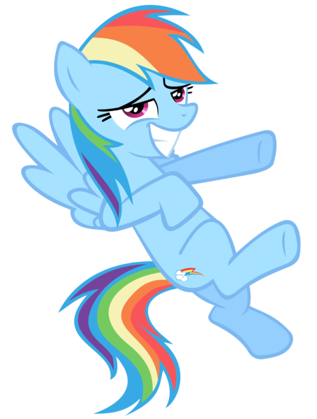 Size: 5300x7000 | Tagged: absurd resolution, artist:anxet, derpibooru import, grin, rainbow dash, safe, simple background, smiling, solo, svg, .svg available, the mysterious mare do well, transparent background, vector