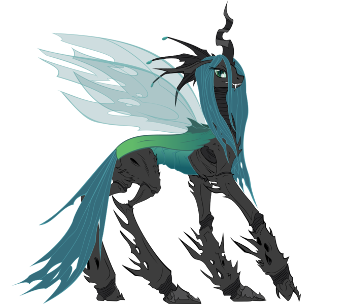 Download 354915 Alternate Design Artist Sirph0enix Changeling Changeling Queen Derpibooru Import Female Queen Chrysalis Safe Solo Svg Svg Available Vector Twibooru